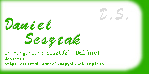 daniel sesztak business card